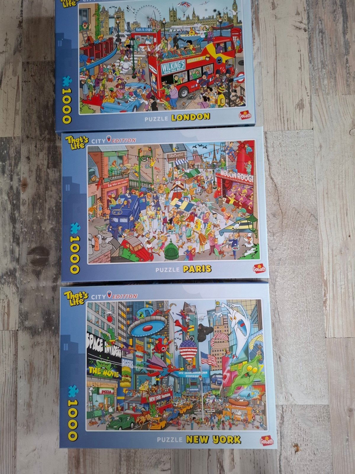legpuzzels, Ophalen, 500 t/m 1500 stukjes, Zo goed als nieuw, Legpuzzel