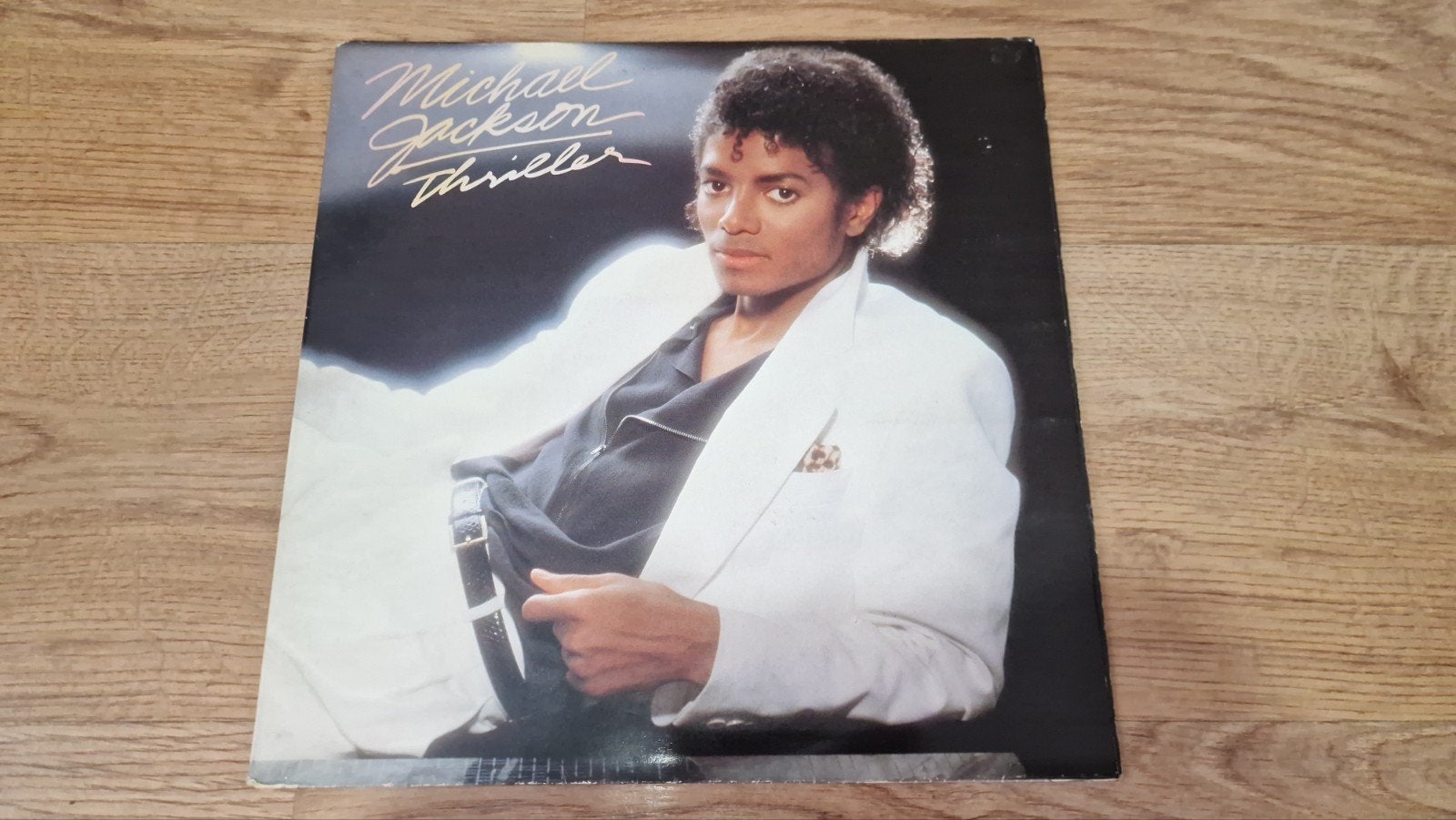 Michael Jackson MJ Thriller LP Vinyl early NL no barcode, Verzamelen, Ophalen of Verzenden, Gebruikt