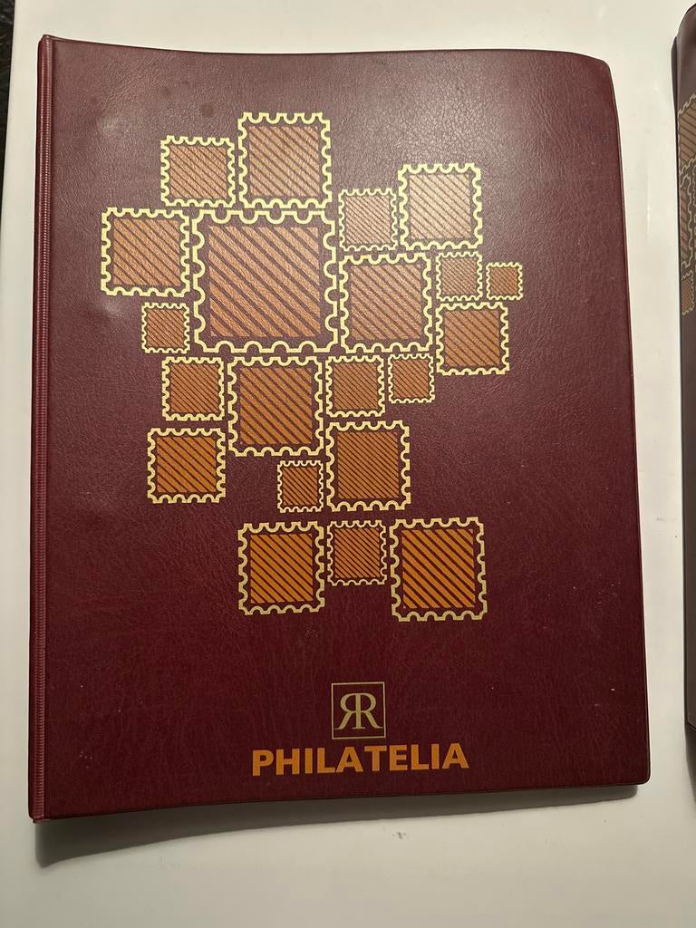 Vintage Postzegelalbum Philatelia - Leeg, Postzegels en Munten, Postzegels | Volle albums en Verzamelingen, Ophalen of Verzenden