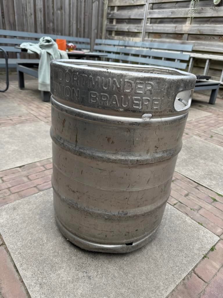 Rvs bierfust, Ophalen of Verzenden, Zo goed als nieuw