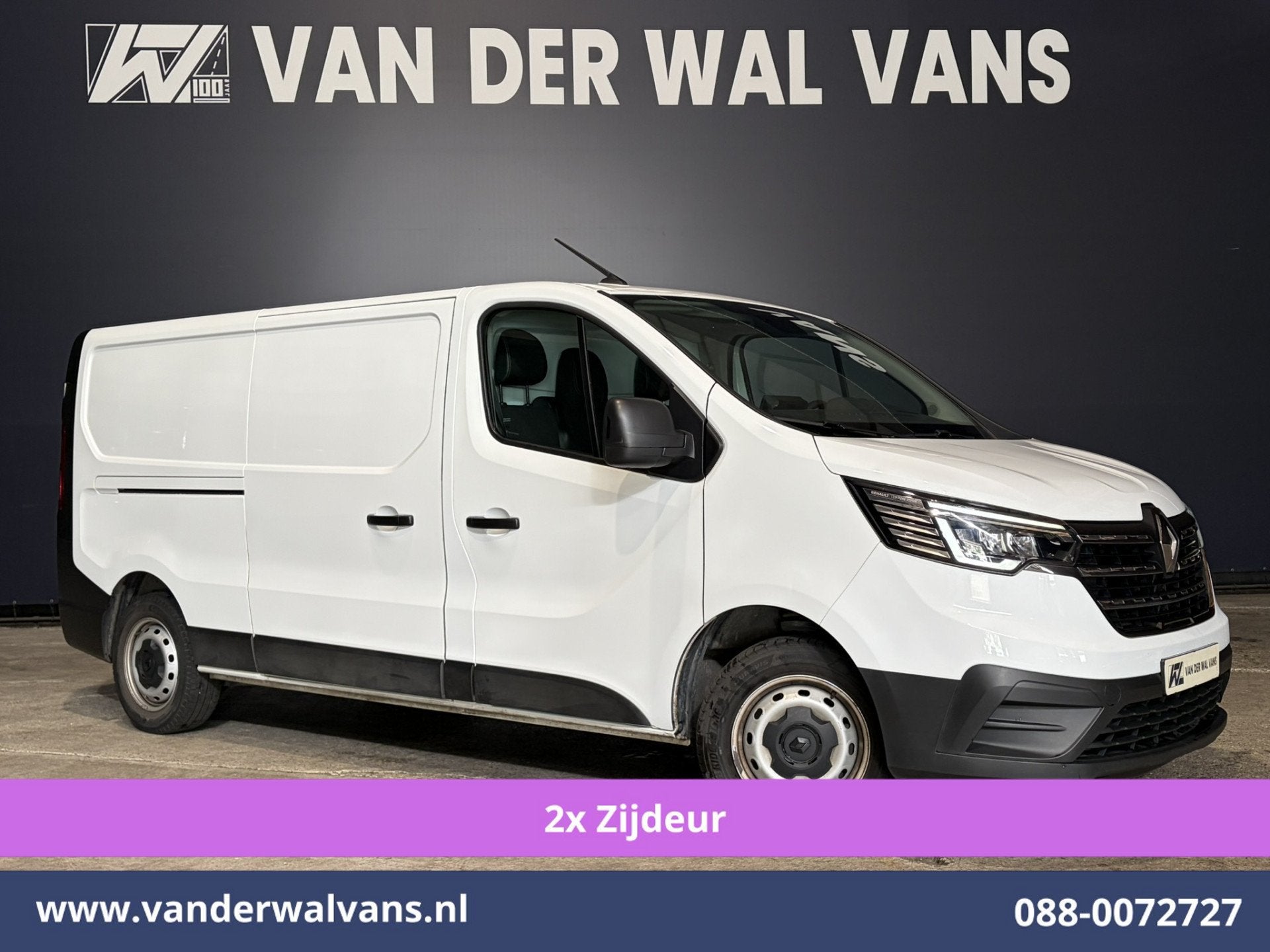 Renault Trafic 2.0 dCi 131pk L2H1 Euro6 Airco | 2x zijdeur |, Voorwielaandrijving, Stof, Gebruikt, 4 cilinders