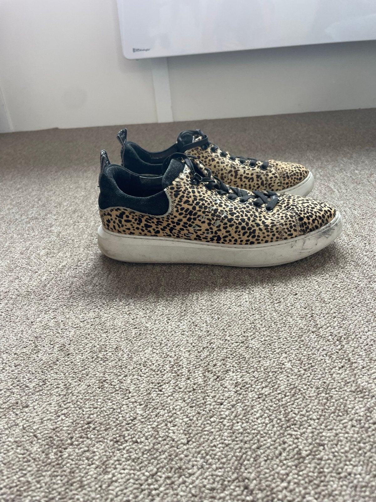 Nubikk sneakers met luipaardprint, Verzenden, Gedragen, Overige kleuren, Sneakers of Gympen