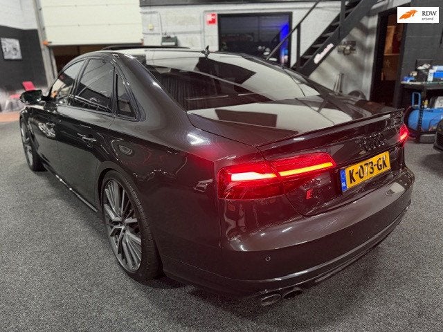 Audi A8 4.0 TFSI S8 plus quattro Pro Line+, Auto's, Audi, Automaat, Gebruikt, Adaptive Cruise Control, Vierwielaandrijving