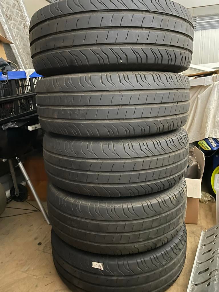 5 Velgen met banden Volkswagen Crafter, Auto-onderdelen, Banden en Velgen, Ophalen, Bestelwagen, 16 inch, Banden en Velgen