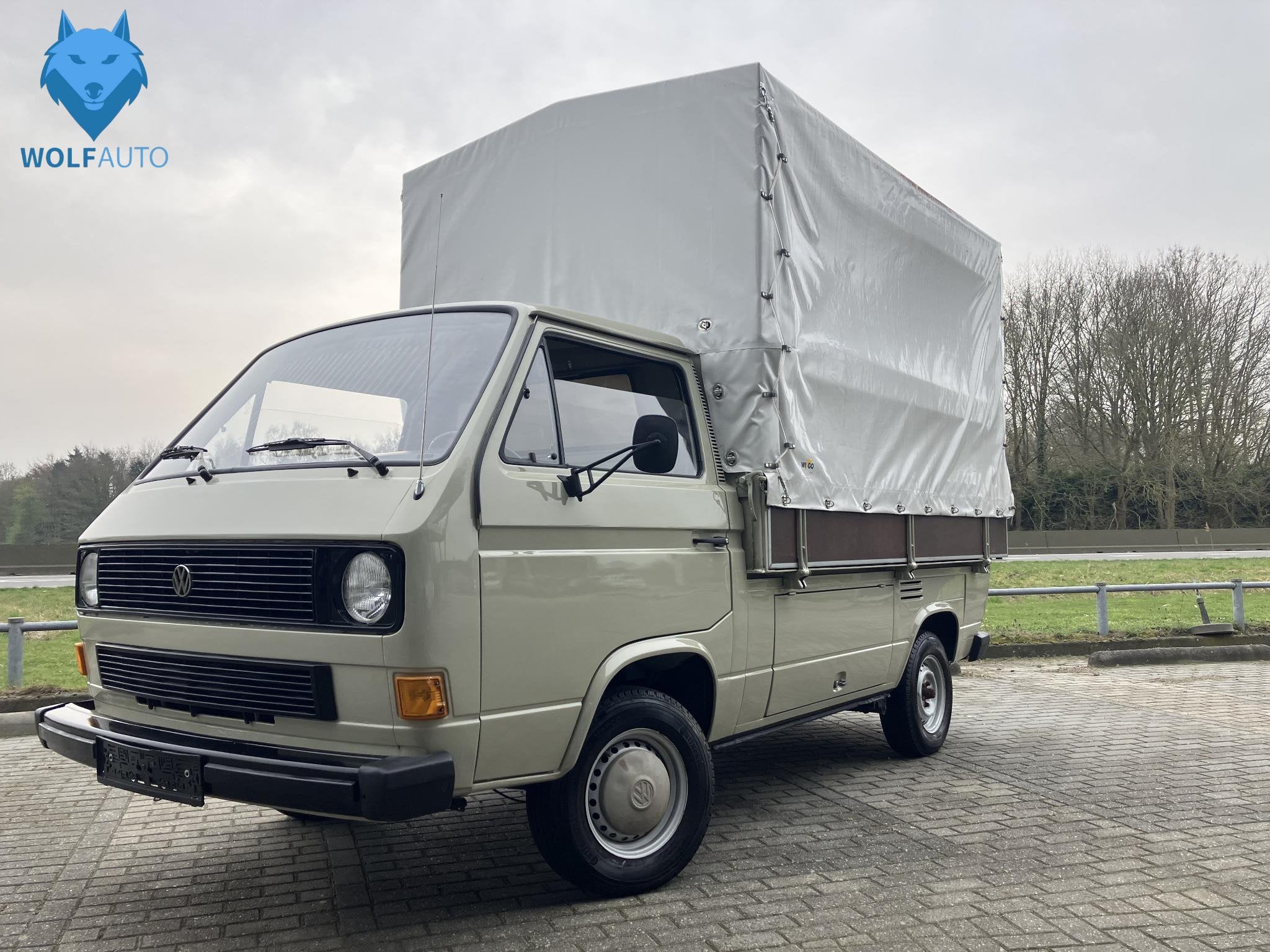 Volkswagen Transporter T3 Pick Up GERESTAUREERD! PRACHTIGE A, Stof, Gebruikt, 4 cilinders, 1600 cc