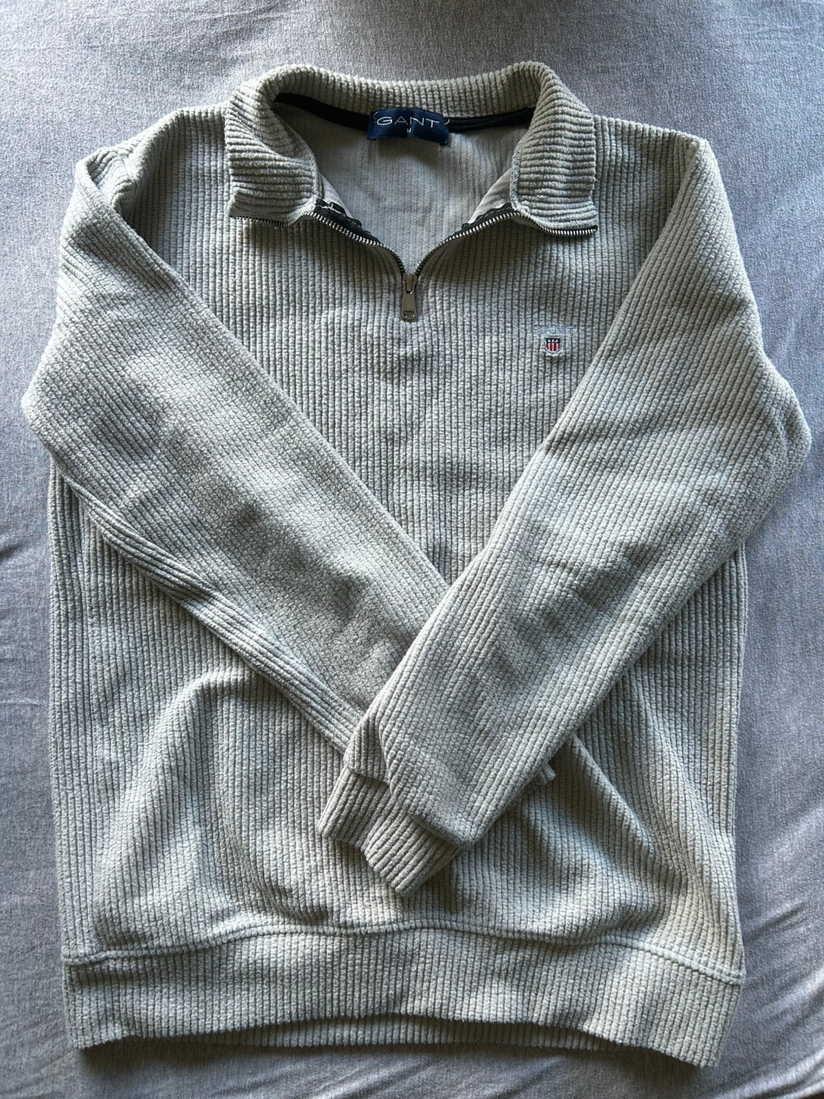 Gant quarter zip maat S, Ophalen of Verzenden, Zo goed als nieuw, Maat 46 (S) of kleiner, Grijs