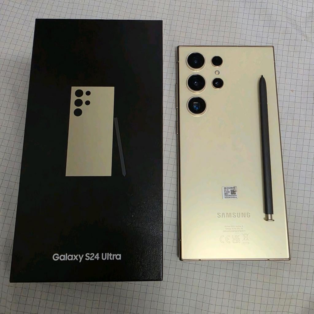 Samsung S24 Ultra 512GB Titanium Yellow, Overige kleuren, Galaxy S24, Zo goed als nieuw, Android OS