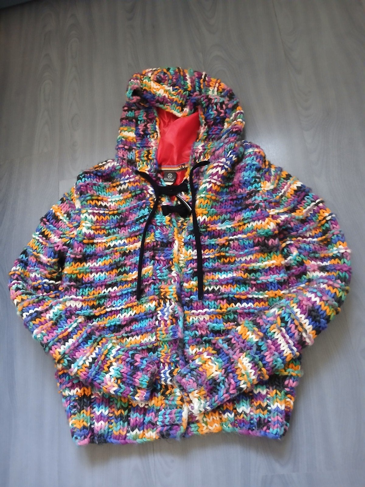 brunotti winterjas/vest, grof gebreid, maat M. ophalen, Meerkleurig, Nieuw, Brunotti, Ophalen