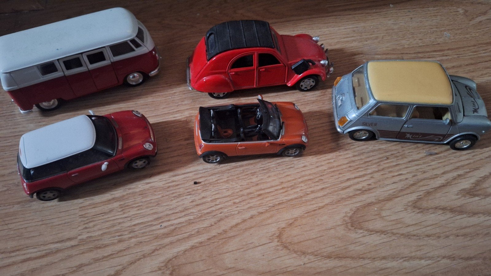 Set van 5 diverse speelgoedauto's, Ophalen, Gebruikt