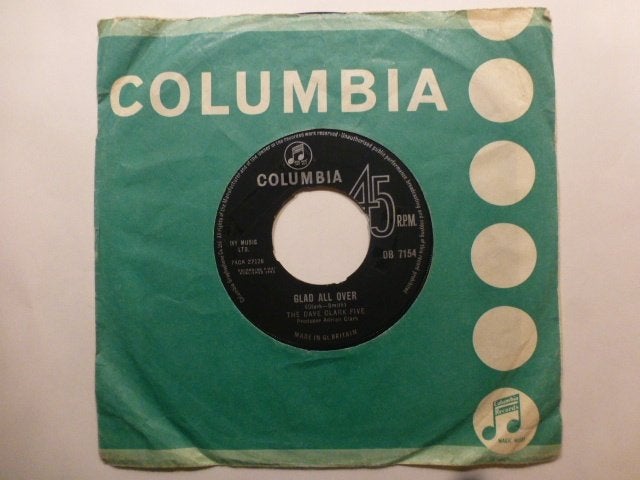 The Dave Clark Five. Glad all over. / I know you., Ophalen of Verzenden, Gebruikt, 7 inch, Pop