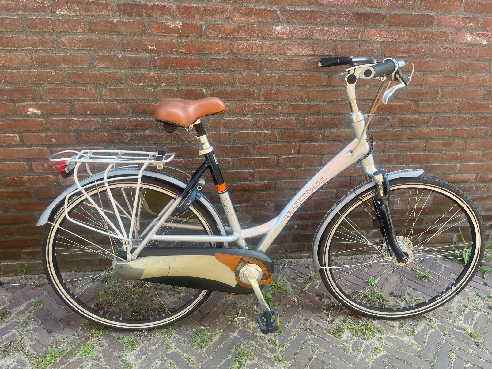 28" Batavus Weekend, 57 cm, 8 versnellingen, licht en slot!, Fietsen en Brommers, Fietsen | Dames | Damesfietsen, Ophalen, Gebruikt