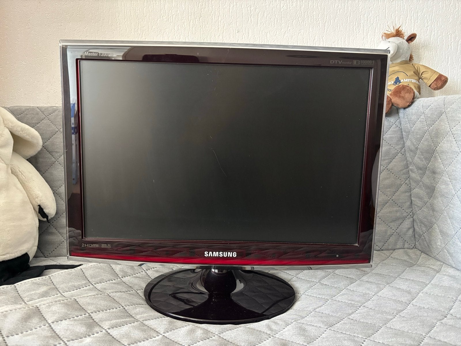 Samsung T200HD TV Monitor - 20 inch HD Ready, 50 Hz, Ophalen of Verzenden, Zo goed als nieuw, Samsung