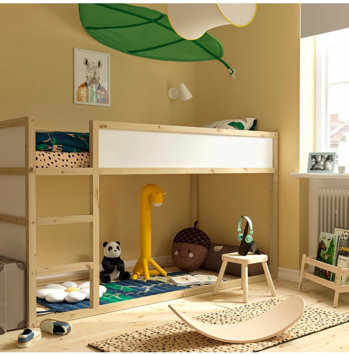 For Sale: IKEA KURA Reversible Bed with mattress, Ophalen of Verzenden, Zo goed als nieuw, Halfhoogslaper