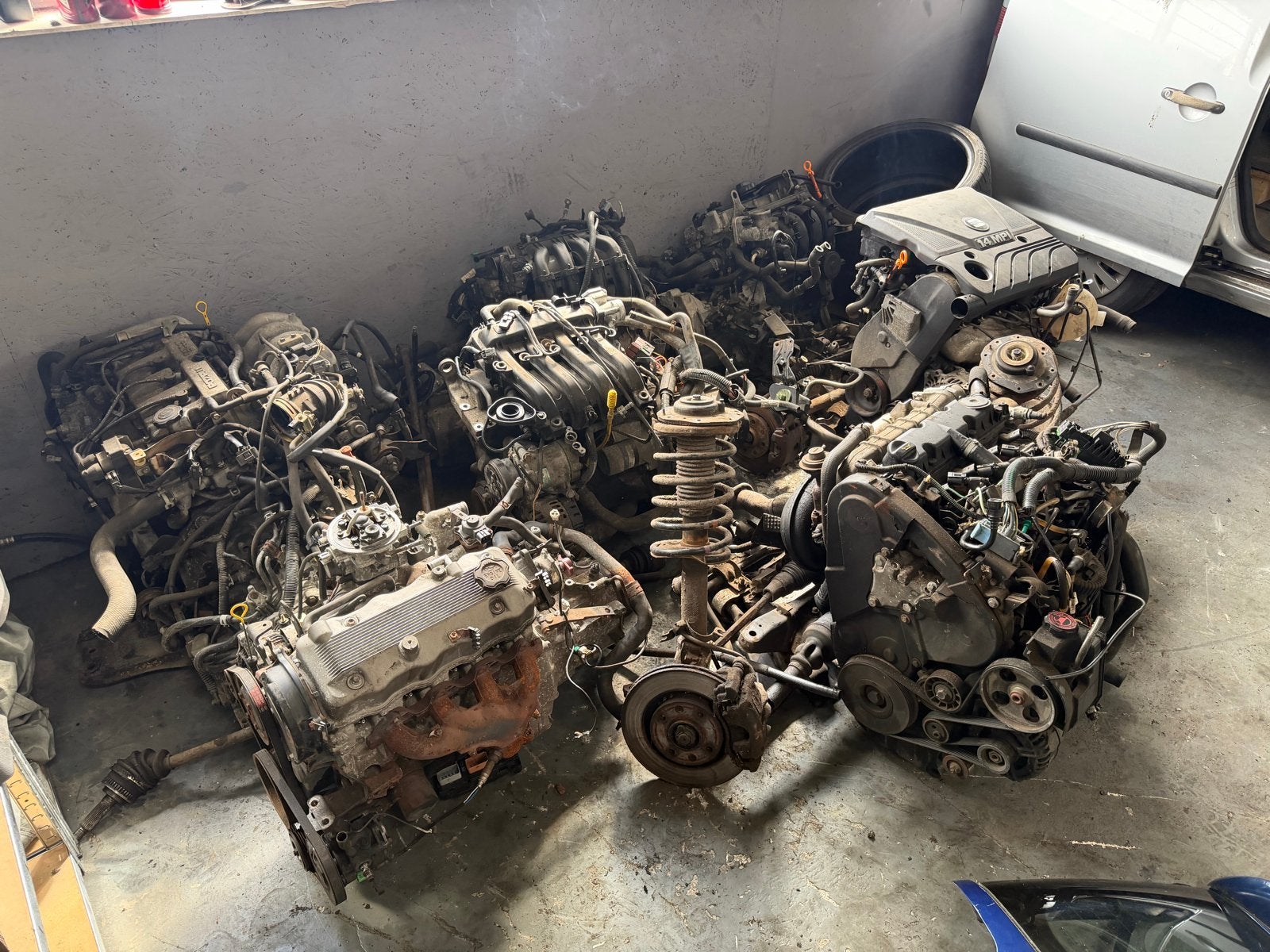 Diverse motoren te koop: Benzine en Diesel, handel/export, Ophalen of Verzenden, Gebruikt, Overige automerken