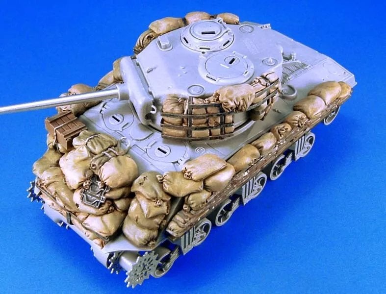 H-698,RESIN STOWAGE SET 1-35,Sherman M4A3 Sandbag Armor set, Overige merken, 1:32 tot 1:50, Overige typen, Nieuw