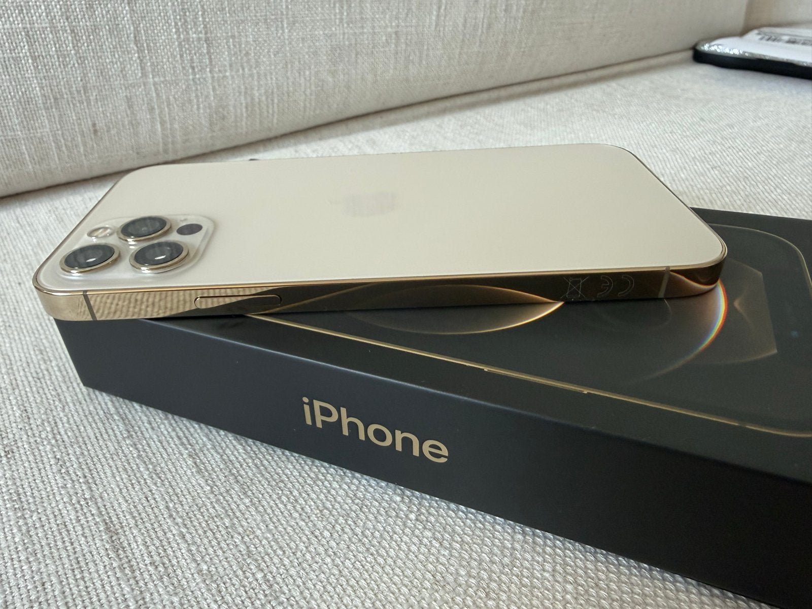 iPhone 12 Pro 128GB Goud - Zo goed als nieuw, Telecommunicatie, Mobiele telefoons | Apple iPhone, 128 GB, Zo goed als nieuw, Zonder simlock