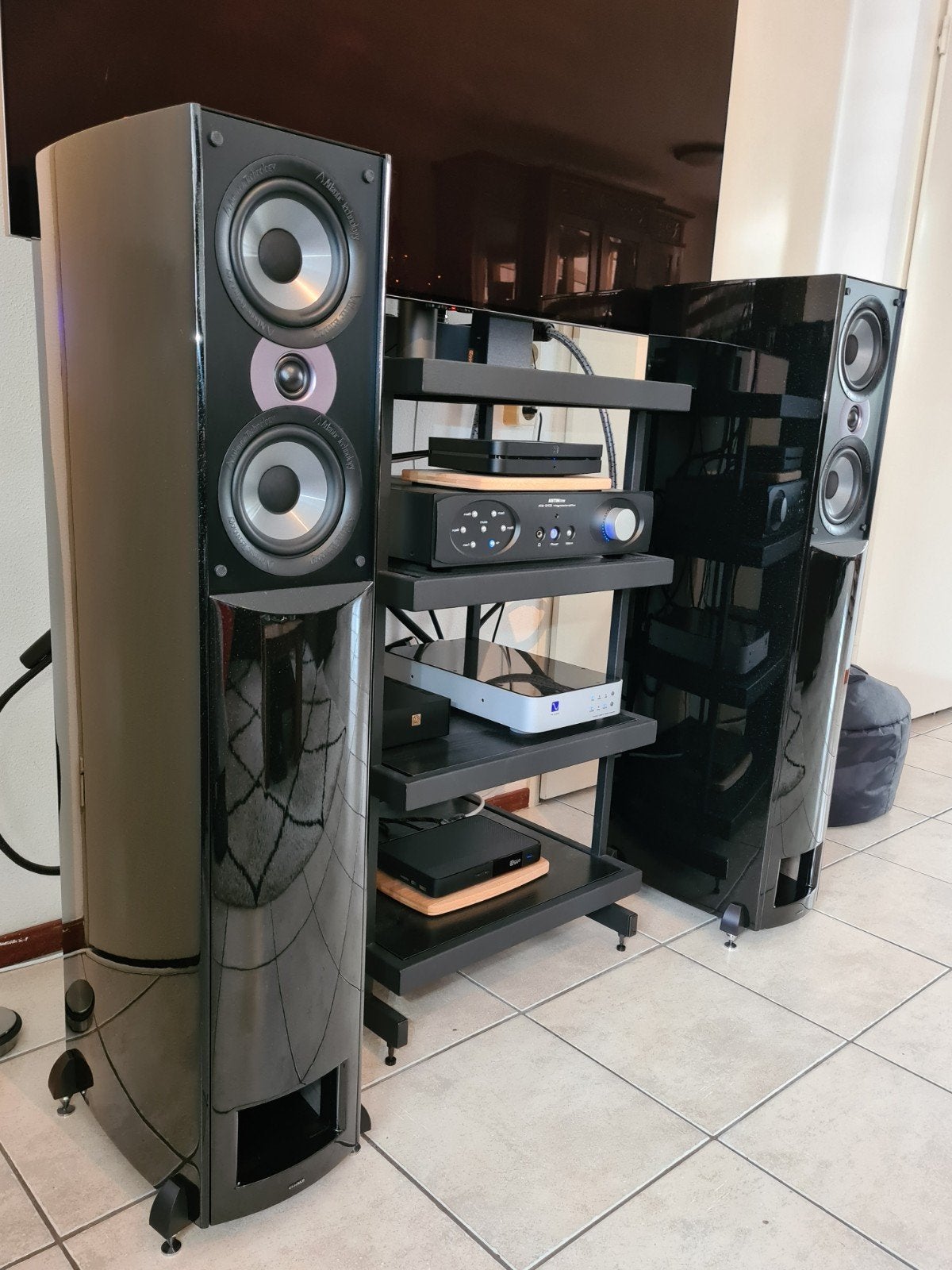 Atlantic technology at1, Audio, Tv en Foto, Stereo speakers, Zo goed als nieuw, Basreflex, Minder dan 60 watt