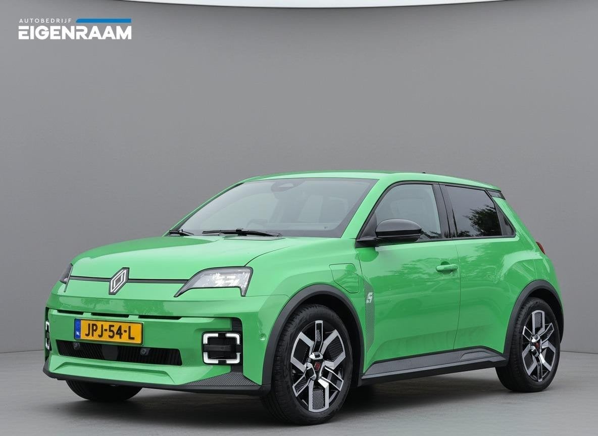 Renault 5 urban range Techno 40kWh | Camera | Stoelverwarmin, Auto's, Automatische klimaatregeling, Stof, Gebruikt, 122 pk