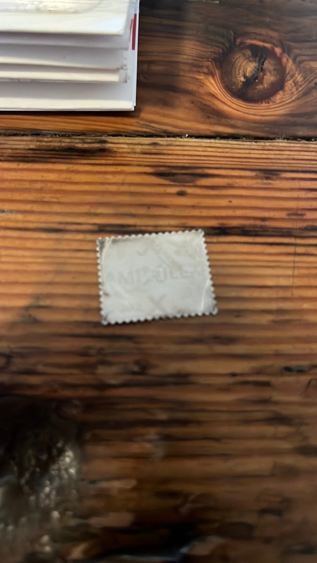 Amphilex 2002 zilveren postzegel, Ophalen