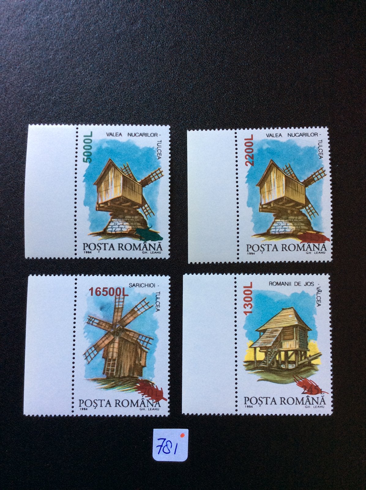 Roemenie postzegels 2001 pfr Mi 5556/59, Ophalen of Verzenden, Postfris, Overige thema's