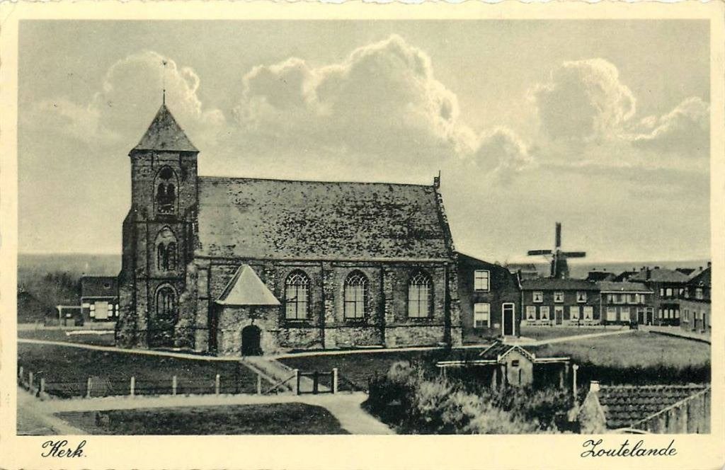 388-440-033 Zoutelande Kerk, Verzenden, Voor 1920, Zeeland