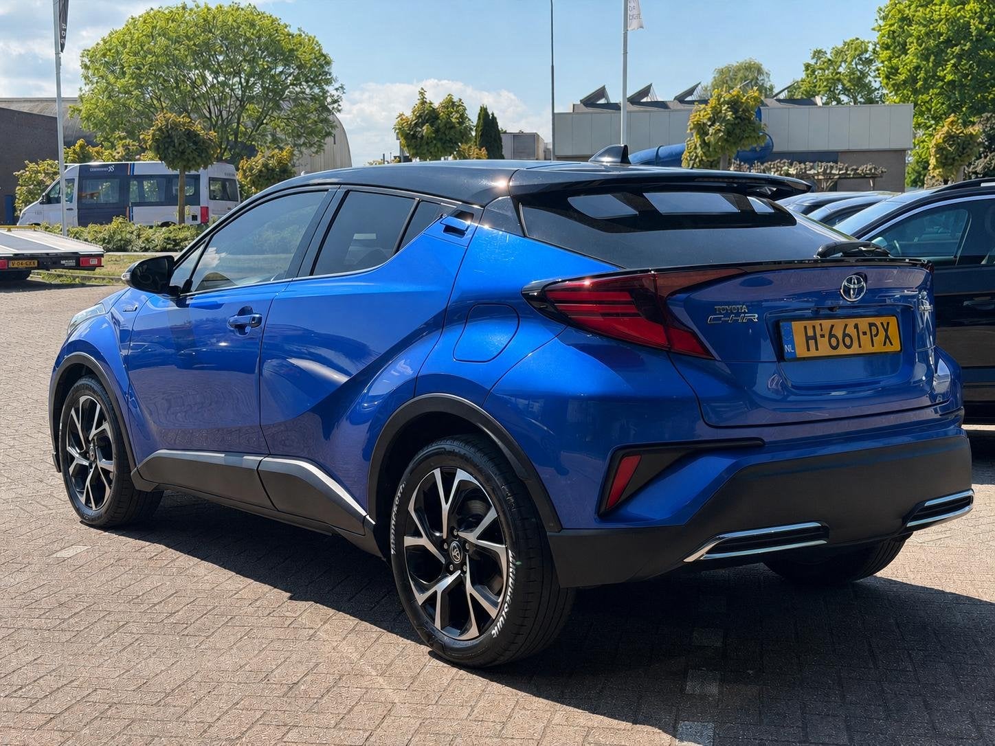 Toyota C-HR 2.0 Hybrid First Edition DODE HOEK DETECTIE | FU, Stof, Euro 6, 4 cilinders, Blauw