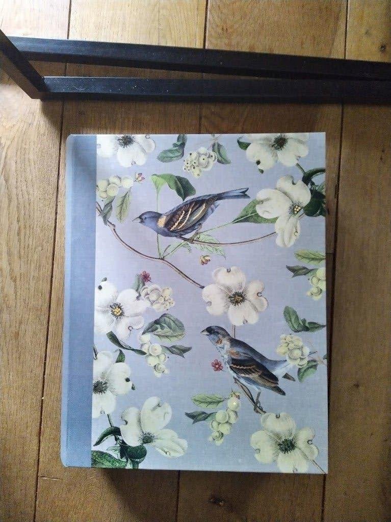 Punch Studio Opbergdoos box boek vogels, Blauw, Overige stijlen, Nieuw, Ophalen of Verzenden