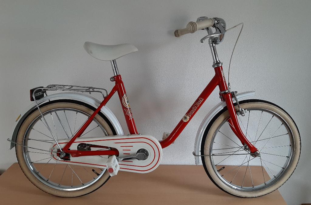 Kinderfiets Disney Donald Duck, Ophalen, Terugtraprem, Handrem, Nieuw