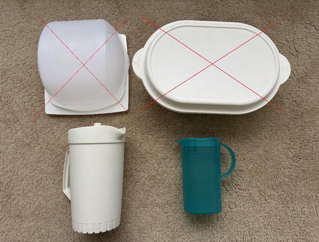 Tupperware, Verzenden, Overige typen