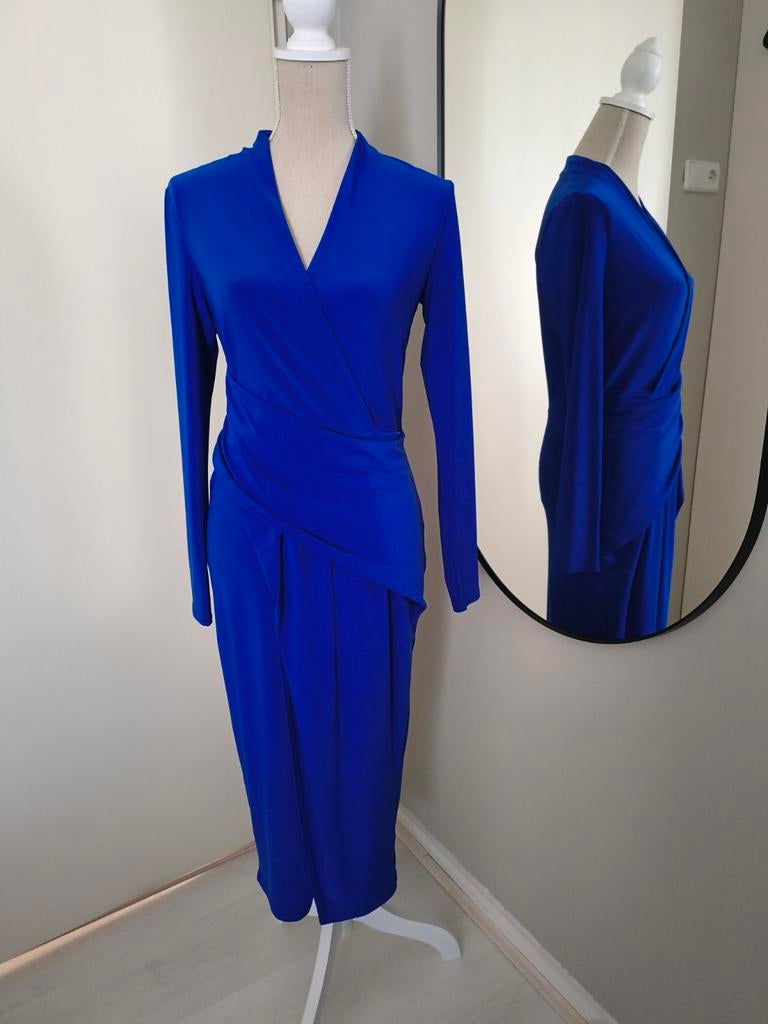 Joseph Ribkoff jurk maat 34, Blauw, Joseph Ribkoff, Cocktailjurk, Ophalen of Verzenden