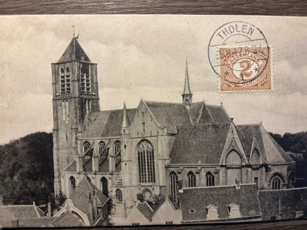 Ansichtkaart Tholen - Ned. Herv. Kerk, Ophalen of Verzenden, Voor 1920, Ongelopen, Zeeland