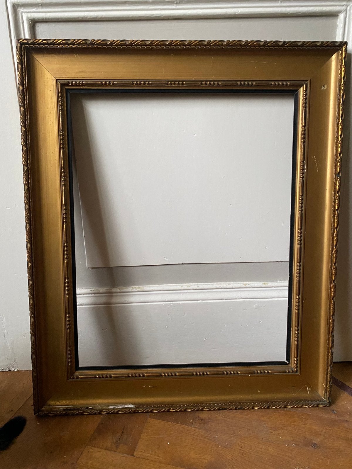 Klassieke gouden lijst spanmaat 40 x 50 cm, Ophalen of Verzenden, Zo goed als nieuw, Hout