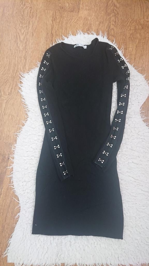 Zara jurk met speciale mouwen maat S, Zo goed als nieuw, Boven de knie, Ophalen, Maat 38/40 (M)