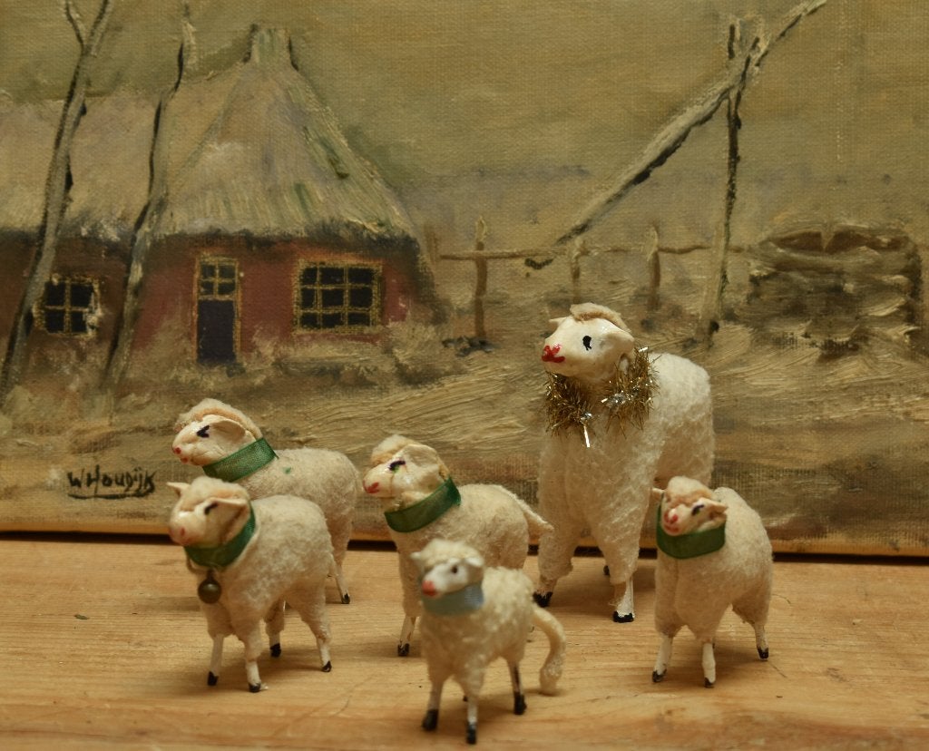 Oude Ertsgebergte Schaapjes. "Uit Aletta's Tijd", Ophalen of Verzenden