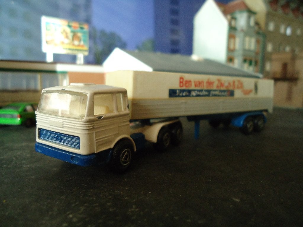 Mercedes Benz LP - Efsi BEN VAN DER ZWAN VIS & GARNALEN, Ophalen of Verzenden, Gebruikt, Bus of Vrachtwagen, Efsi