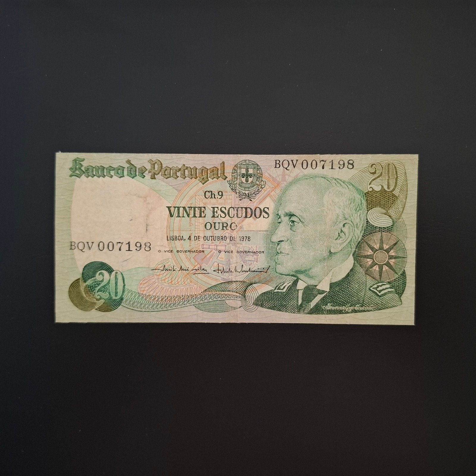20 escudo Portugal #043, Verzenden, Overige landen, Los biljet