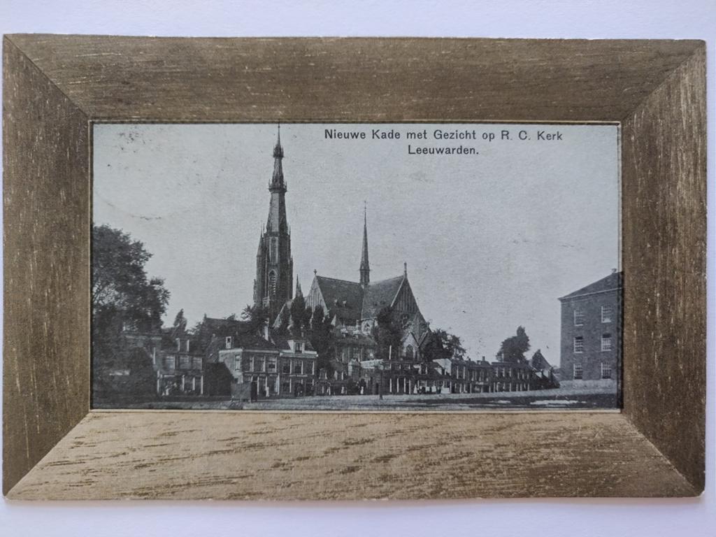 X2156 Leeuwarden 1911 Popup kaart, Ophalen of Verzenden, Voor 1920, Noord-Holland