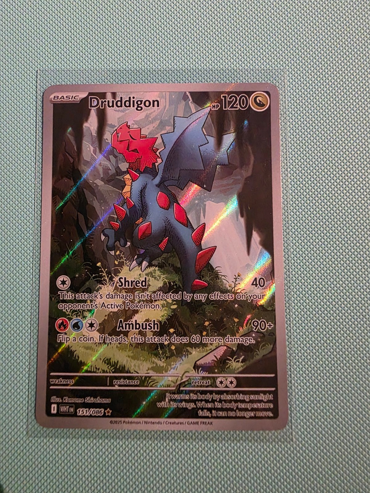 Druddigon 151/086 - White, Ophalen of Verzenden, Zo goed als nieuw