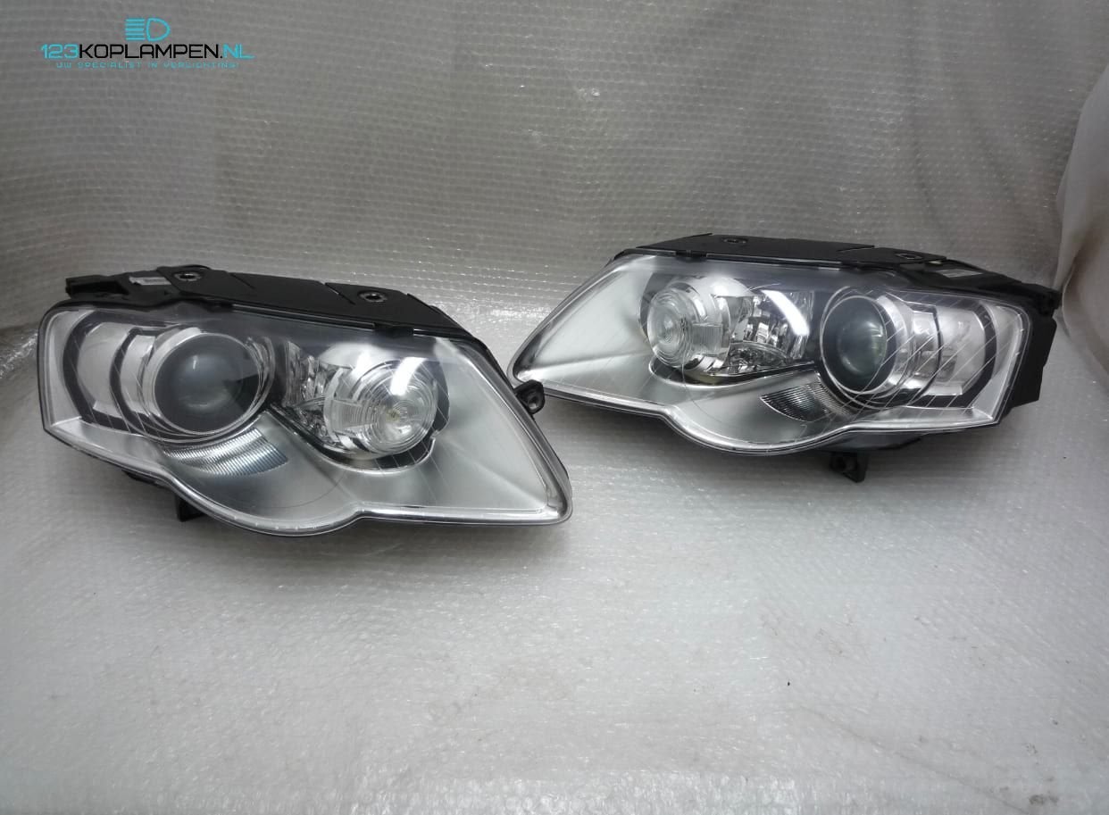 Volkswagen Passat B6 facelift Bi-Xenon LED koplamp koplampen, Auto-onderdelen, Verlichting, Gebruikt, -, -, Verzenden