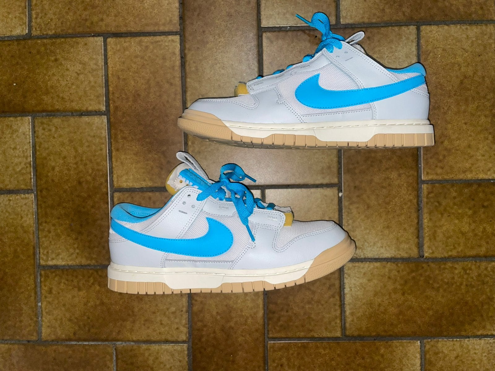 Nike dunk low jumbo sneakers, Verzenden, Zo goed als nieuw, Blauw
