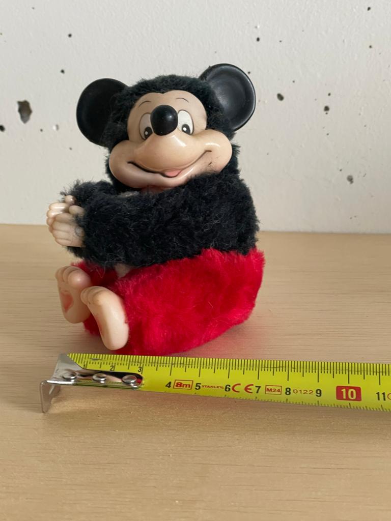 Vintage Mickey Mouse Clippable Figuur - Zeldzaam, Verzamelen, Disney, Gebruikt, Beeldje of Figuurtje, Mickey Mouse, Ophalen of Verzenden