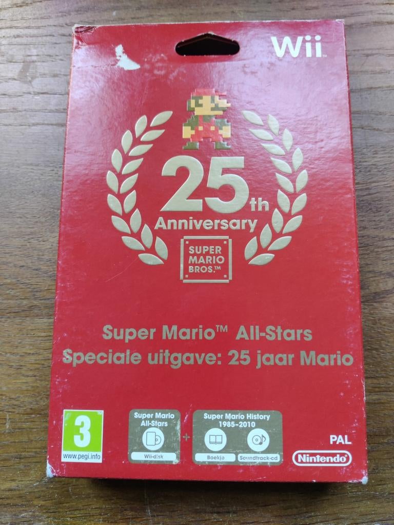 Super Mario All-Stars 25th Anniversary Edition Wii, Spelcomputers en Games, Games | Nintendo Wii, 1 speler, Ophalen of Verzenden