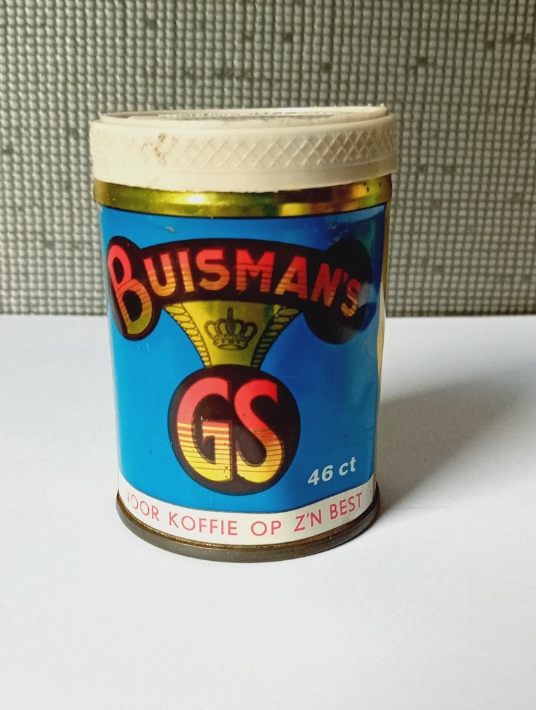 vintage buisman blik voor koffie op z""n best, Verzenden, Gebruikt, Koffie