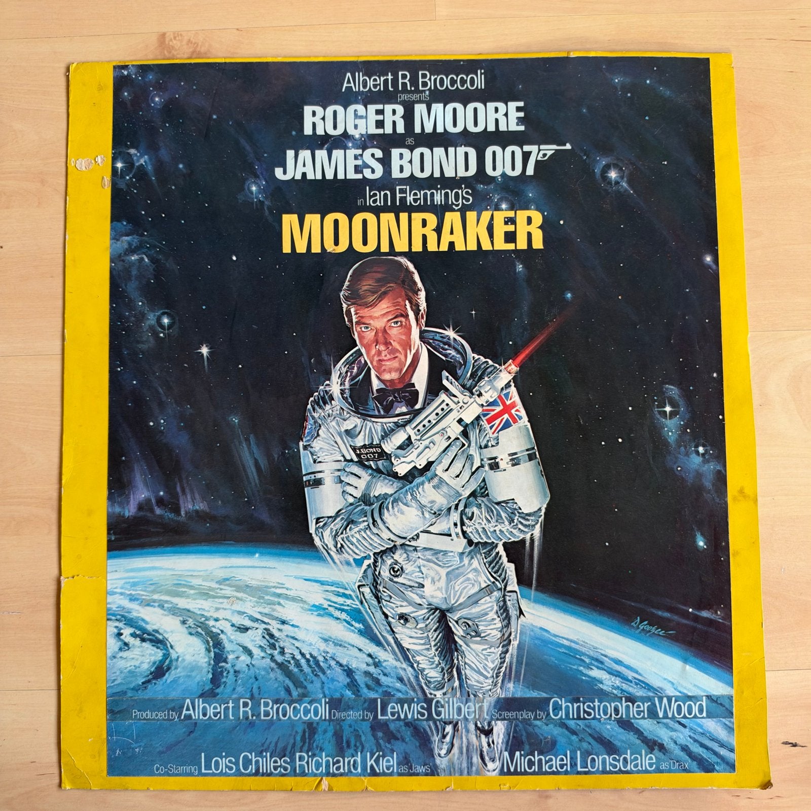 Unieke handgemaakte Tuschinski filmposters jaren '70 (40x40), Gebruikt, Vierkant, Ophalen of Verzenden, A1 t/m A3