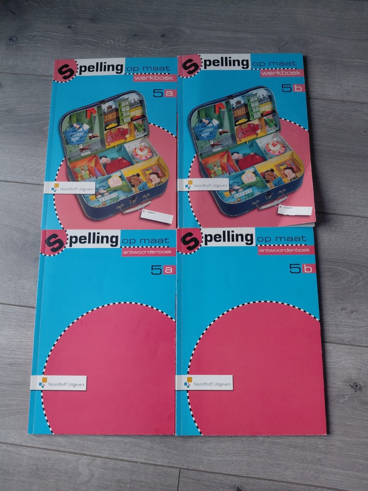 Spelling op maat 5a + 5b + antwoordenboeken, Ophalen of Verzenden, Zo goed als nieuw, Overige niveaus, Nederlands