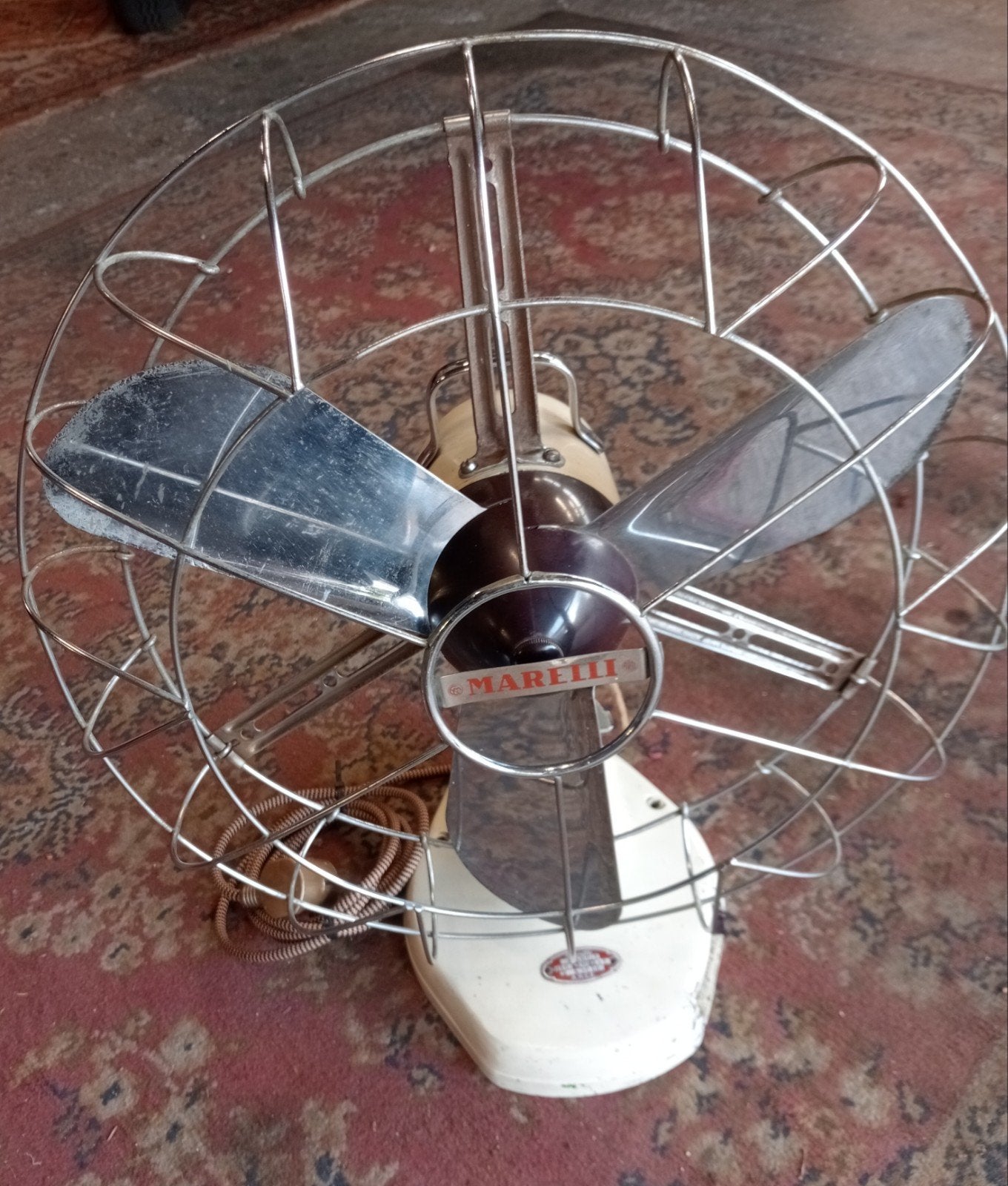 Marelli tafel ventilator Italië, jaren 30, Ophalen