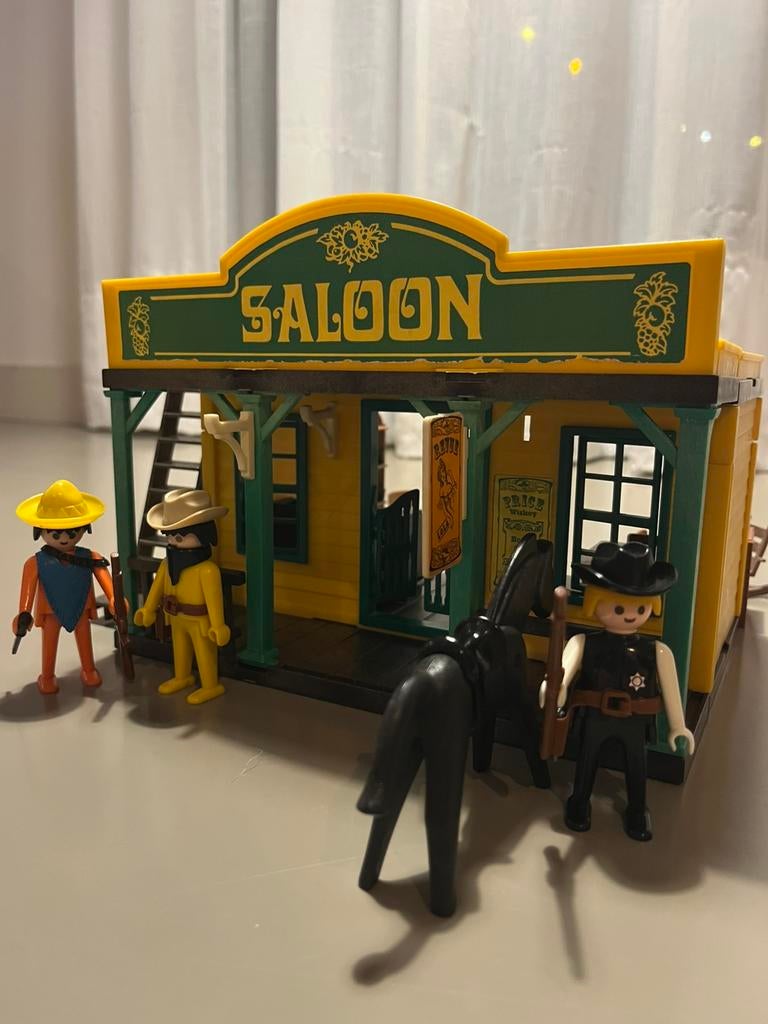 Vintage Playmobil Saloon, Ophalen of Verzenden, Gebruikt