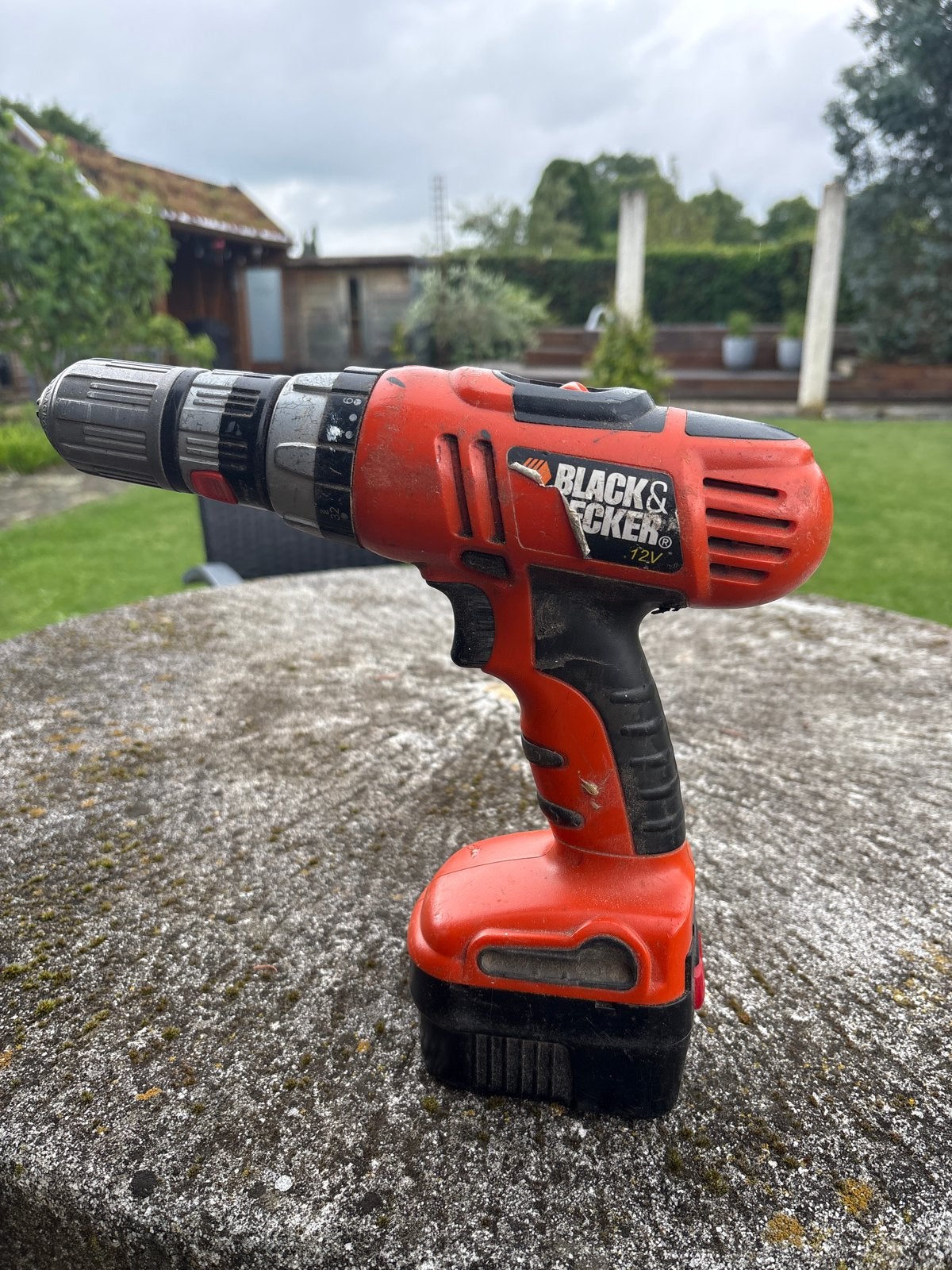 Black & Decker 12V Accuboormachine - Gebruikt, Gebruikt, Variabele snelheid, Ophalen of Verzenden, Boor- en Schroefmachine