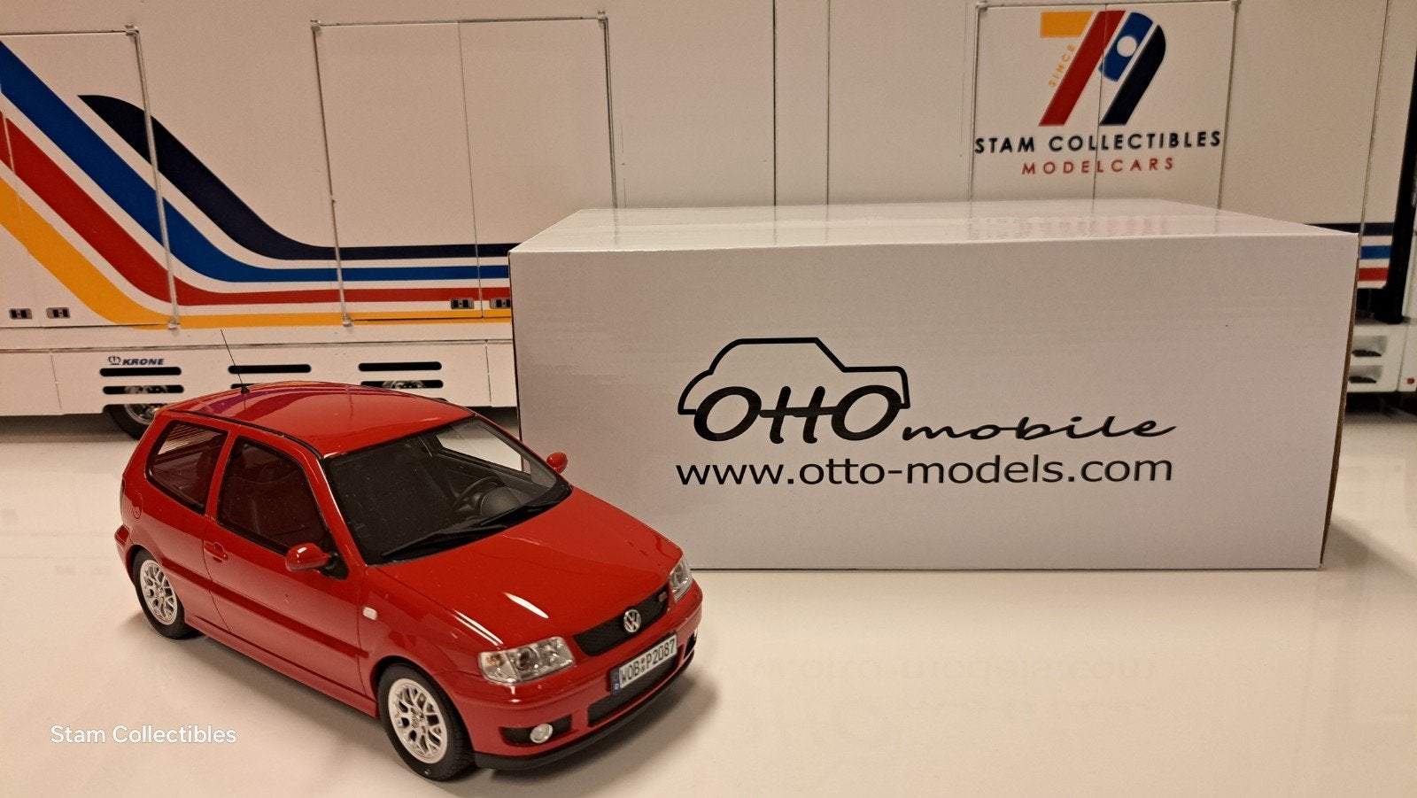 Otto Mobile Volkswagen Polo GTI 6N2 Red - 2001, OttOMobile, Auto, Ophalen of Verzenden, Zo goed als nieuw