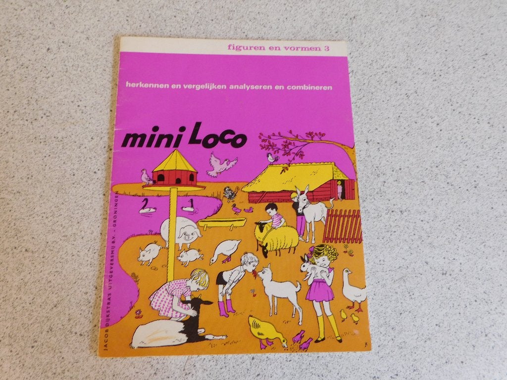 Mini Loco Boekje 3 Vormen en Figuren, Kinderen en Baby's, Speelgoed | Educatief en Creatief, Ophalen of Verzenden, Gebruikt, Puzzelen